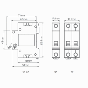 WRN C25A/ 30MA/AC WYŁĄCZNIK RÓŻNICONADPRĄDOWY C 25A 1P+N  2M 30MA AC 6KA