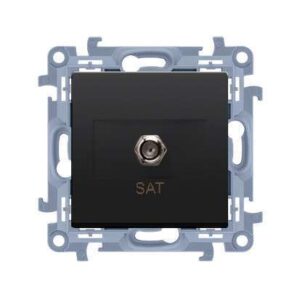 SIMON 10 MODUŁ CZARNY MAT GNIAZDO TV TYP F