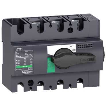 Schneider Electric Compact INS INV, disconnect switch INS100 100A 3P, 28908