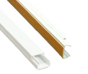 MKI 15X25 TS KANAŁ KABLOWY 2M BIAŁY Z TAŚMĄ SAMOPRZYLEPNĄ