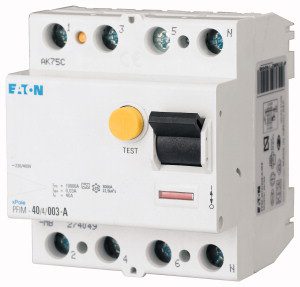 PFIM-40/4/003-G-MW 40A/ 30MA/G/MW WYŁĄCZNIK RÓŻNICOWY 40A 4P 4M 30MA G MW 10KA