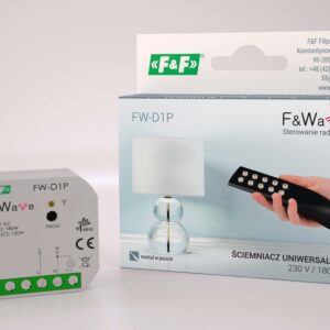 FW-D1P RADIOWY ŚCIEMNIACZ UNIWERSALNY DOPUSZKOWY 230V AC FWAVE