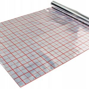 FOLIA DO OGRZEWANIA PODŁOGOWEGO Z ZAKŁADKĄ 103CM X 50MB X 0,105MM