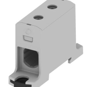 RAIL CONNECTOR THROUGH 1X AL/CU 6.0-95.0MM2 1000V AC/ 1500V DC UNIVERSAL TERMINAL GRAY