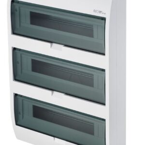 ELEGANT ROZDZIELNIA PLASTIKOWA NT 54M 3X 18M N+PE IP40 784X410X98 DRZWI DYMNE BIAŁY  0675-00