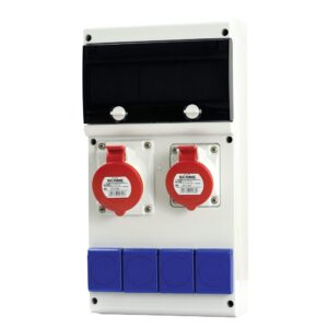 BLOCK 6 ROZDZIELNIA BUDOWLANA 10M 4X 230V 1X 16/5 1X 32/5 SERIA 632