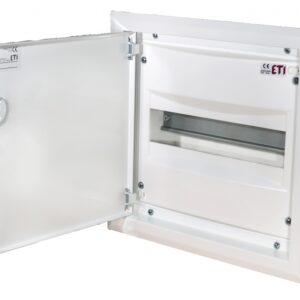 ERP12-1 ROZDZIELNIA PLASTIKOWA PT 12M 1X 12M N+PE IP40 IK08 270X288X113 DRZWI PEŁNE METAL BIAŁY DIDO