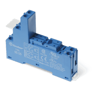 F95-05-0-000-0000 SOCKET FOR 40.51/52/61, 44.52/62, 99.02, 86.30 BLUE SCREW TERMINALS FOR RAIL