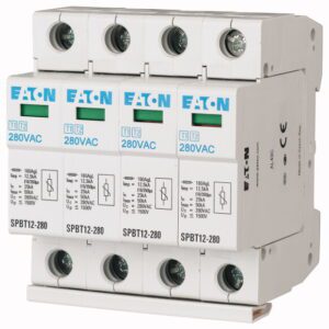 SPBT12-280/4 SURGE PROTECTOR T1+T2 B+C 4P 4M 12.5KA 1.5KV TN, TNS