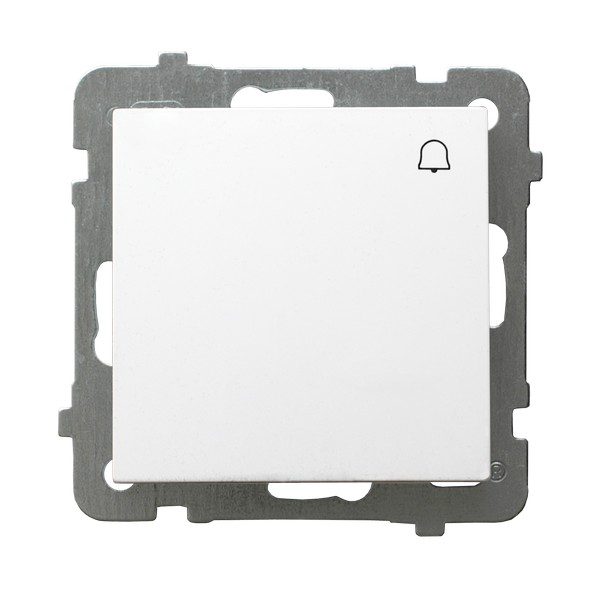 AS MODUŁ BIAŁY PRZYCISK "DZWONEK" ZACISKI ŚRUBOWE 10AX 250V