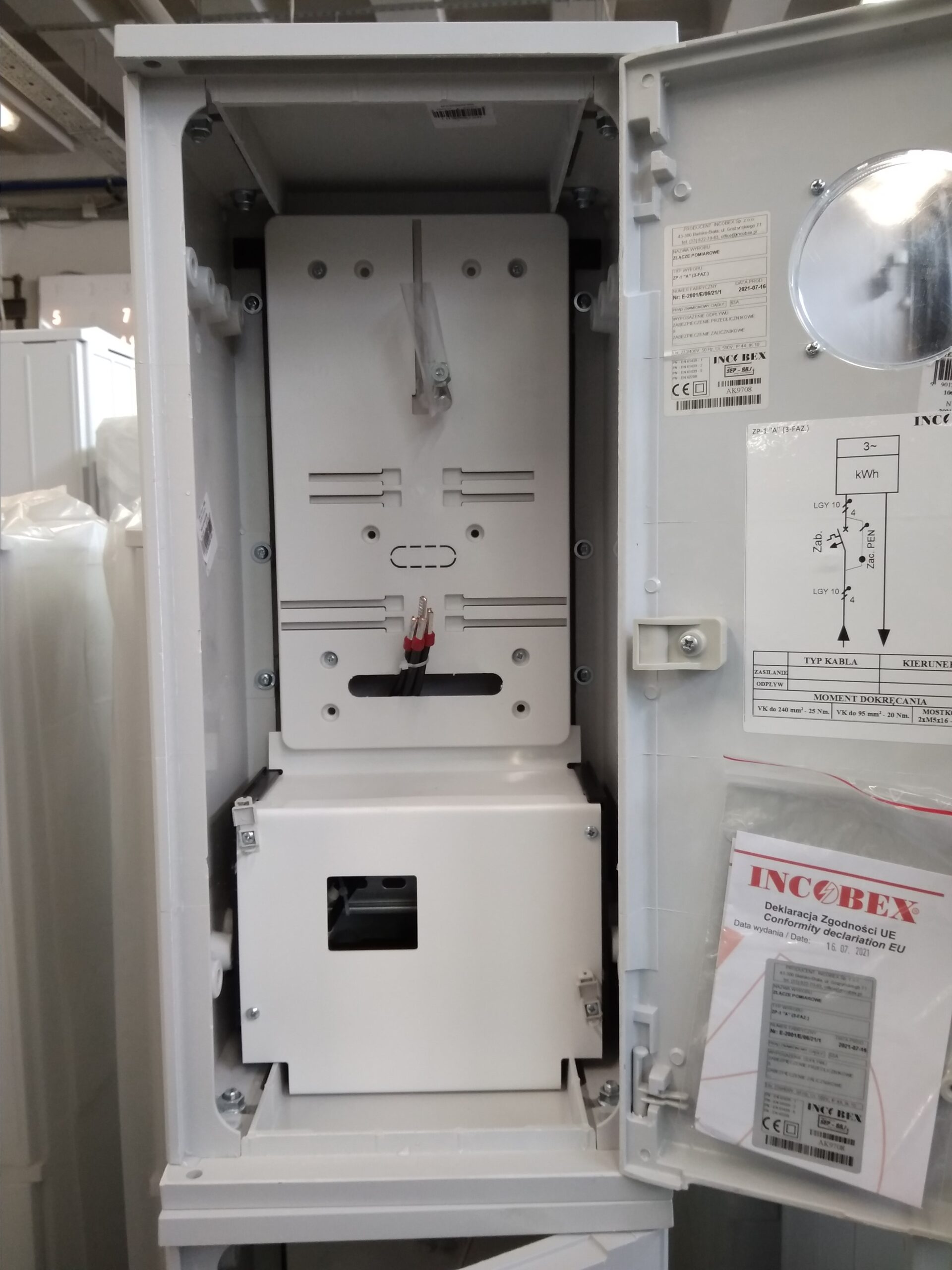 ZP-1 ZŁĄCZE POMIAROWE "A" 3F IRO-160609-018 WIZJER