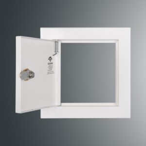 SP DRZWI REWIZYJNE  150X150 ZAMEK BIAŁE