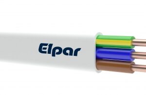 HDHP-J 5X 6 ŻO RE BIAŁY PRZEWÓD INSTALACYJNY PŁASKI 450/750V BEZHALOGENOWY 90ST KL.1 BĘBEN B2CA