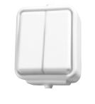 Schneider Electric Cedar, candle switch, IP44, white, WNT500C01