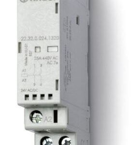 F22-32-0-024-4320 STYCZNIK MODUŁOWY 25A 2Z 1M 24V AC/DC + LED