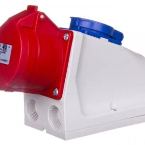GNIAZDO KOMBI 1X 230V 1X 16/5 IP44 230V + 400V