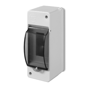 S-2 MINI ROZDZIELNIA PLASTIKOWA NT 2M 1X 2M IP30 141X53X83 DRZWI DYMNE BIAŁY 0639-01