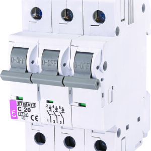 ETIMAT 6 WYŁĄCZNIK NADPRĄDOWY C 20A 3P 3M 6KA