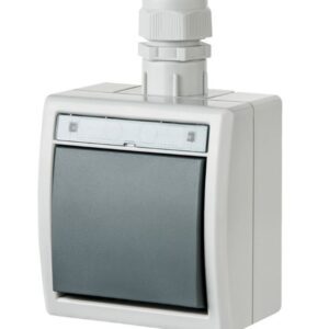 AQUANT 2K SZARY ŁĄCZNIK NT UNIWERSALNY IP65 ZACISKI ŚRUBOWE 10AX 250V