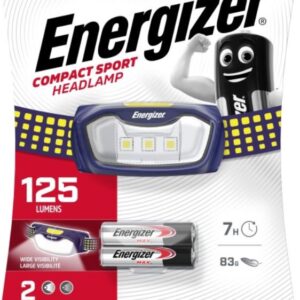 LATARKA CZOŁOWA LED COMPACT SPORT 125LM 2X AA GRANATOWY