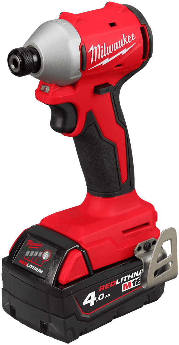 M18 BLIDRC-402C CORDLESS IMPACT DRIVER 1/4" HEX 0-3600 RPM 190NM 2X4.0 AH CASE