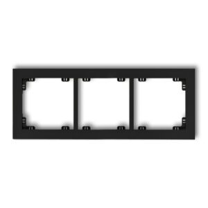 DECO CZARNY MAT RAMKA 3X