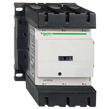 Schneider Electric Stycznik mocy TeSys D AC3 115A 3P 1NO 1NC cewka 230V 50/60HZ, LC1D115P7