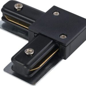 PROFILE ŁĄCZNIK KĄTOWY L DO SZYNOPRZEWODÓW OŚWIETLENIOWYCH IP20 CZARNY PC/ STAL