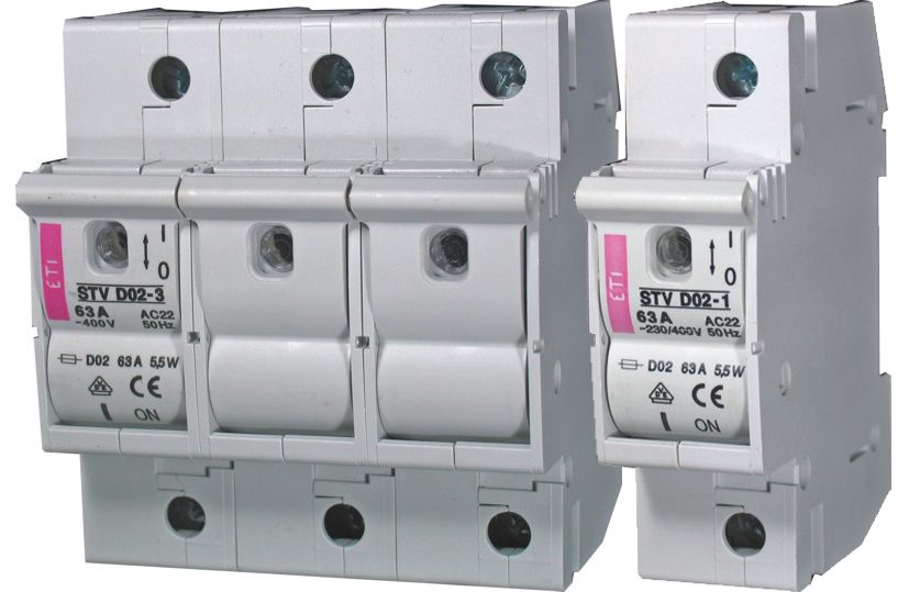 STV D02 ROZŁĄCZNIK BEZPIECZNIKOWY 63A 1P 1.5M D02 230/400V AC