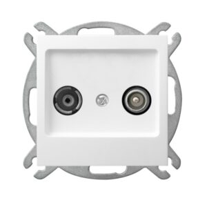 AS MODUŁ BIAŁY GNIAZDO RTV KOŃCOWE 2.5-3DB ZAR-1