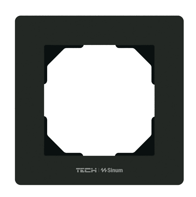 SINUM BLACK GLASS FRAME 1X FG-01