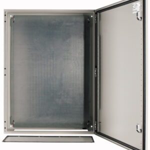 CS 86/200 OBUDOWA METALOWA NT 800X600X200 DRZWI PEŁNE Z PŁYTĄ IP65 SZARY