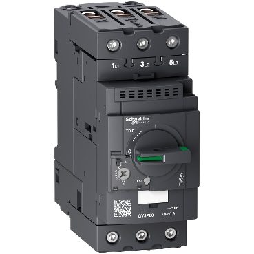 Schneider Electric Wyłącznik silnikowy magnetotermiczny TeSys GV3P napęd obrotowy 70-80A zaciski everlink, GV3P80