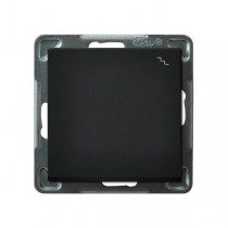 SONATA BLACK METALLIC MODULE UNIVERSAL SWITCH "STAIRS" SPRING CLAMPS 16AX 250V