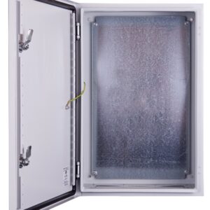 PSH OBUDOWA HERMETYCZNA METALOWA NT  400X400X200 DRZWI PEŁNE Z PŁYTĄ IP65 IK10 SZARY PROFIT SYSTEM