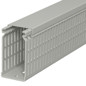 LK4 N 80040 KORYTKO GRZEBIENIOWE PERFOROWANE H80 W40 2M SZARY Z PRZETŁOCZENIEM