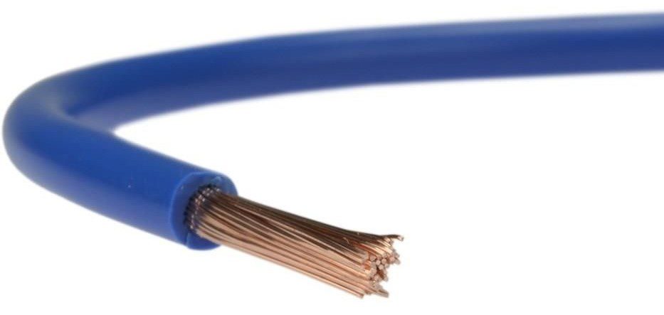 H07V-K LGY 10 BLUE SINGLE-CORE FLEXIBLE CABLE 450/750V CLASS 5