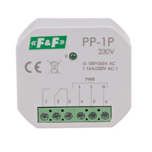 PP-1P 230V PRZEKAŹNIK ELEKTROMAGNETYCZNY PT 16A 1P 100-265V AC