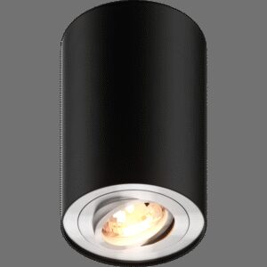 RONDOO CZARNY OPRAWA SUFITOWA NT SPOT 1X GU10/ 50W IP20 METAL