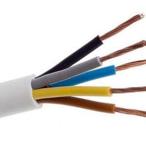 H05VV-F OWY 5X 6.0 ŻO BIAŁY PRZEWÓD OKRĄGŁY MIĘKKI 300/500V DO ODBIORNIKÓW RUCHOMYCH