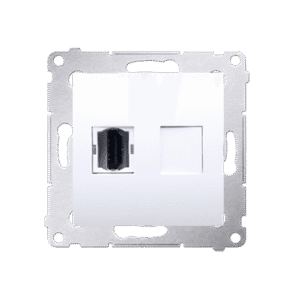 MODUŁ BIAŁY GNIAZDO 1X HDMI