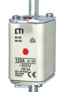 WT-00 NH00 160A GG 500V WKŁADKA TOPIKOWA ZWŁOCZNA BM