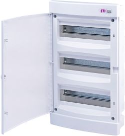 ECM36PO-S ROZDZIELNIA PLASTIKOWA PT 36M 3X 12M N+PE IP40 IK07 460X273X68 DRZWI PEŁNE BIAŁY DIDO