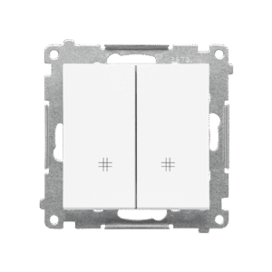 SIMON 55 WHITE MATT MODULE CROSS SWITCH 2X SPRING CLAMP TERMINALS 10AX 250V