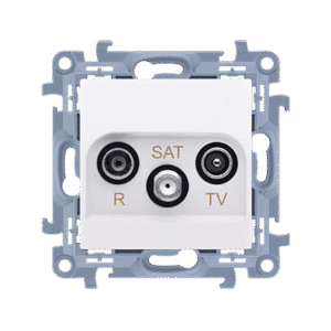 SIMON 10 MODUŁ BIAŁY GNIAZDO RTV-SAT KOŃCOWE 1DB