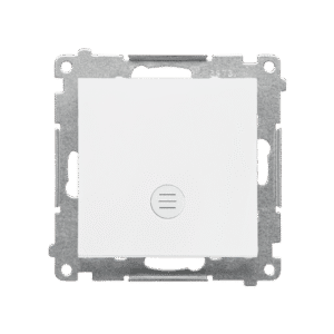 SIMON 55 WHITE MATT MODULE 1-POLAR SWITCH LED BACKLIT SPRING TERMINALS 10AX 250V