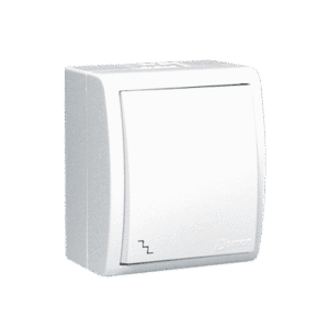 SIMON AQUARIUS BIAŁY ŁĄCZNIK NT UNIWERSALNY "SCHODY" IP54 ZACISKI ŚRUBOWE 10AX 250V