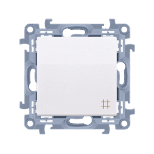 SIMON 10 WHITE CROSS SWITCH MODULE SCREW TERMINALS 10AX 250V