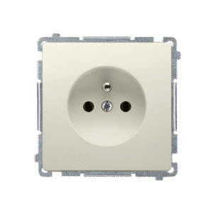 SIMON BASIC MODUŁ BEŻ GNIAZDO 1X Z/U ZACISKI ŚRUBOWE 16A 250V