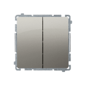 SIMON BASIC MODUŁ SATYNA ŁĄCZNIK SERYJNY ZACISKI SPRĘŻYNOWE 10AX 250V